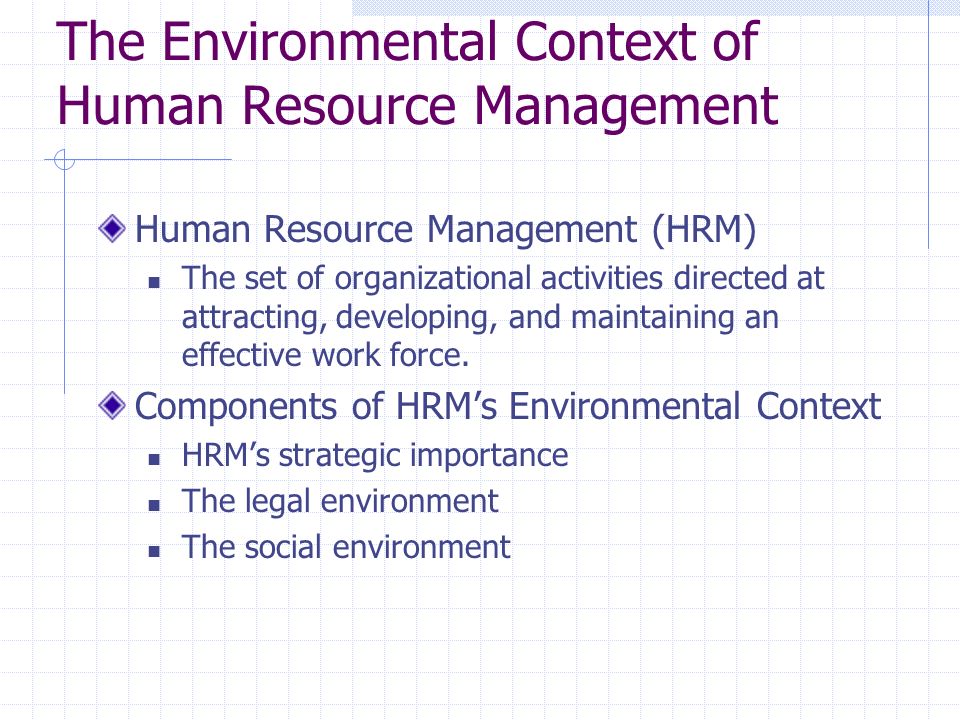 Human Resource Management PgDip / MSc